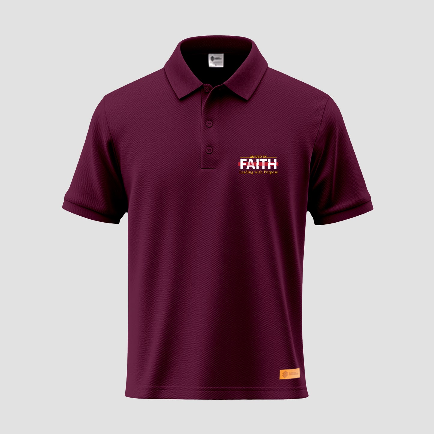 Guided By Faith Leading with Purpose Polo Shirt