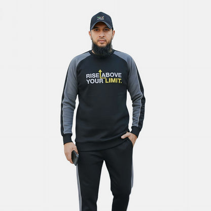 Black Grey Terry | Tracksuit