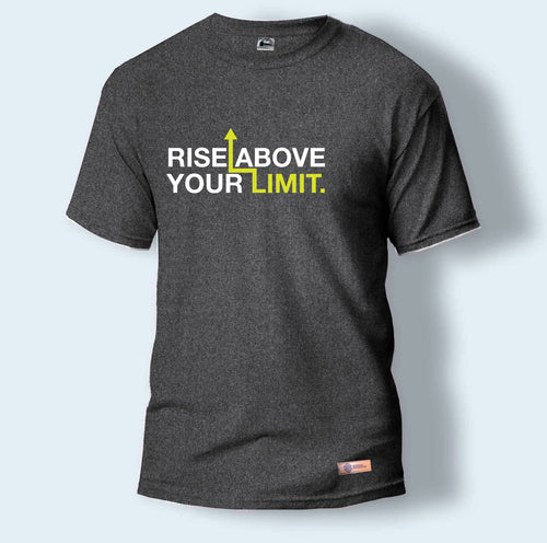 Rise Above Your Limit. | Round Neck T-Shirt for Men Hover