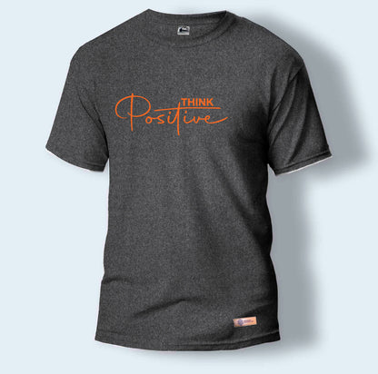 Think Positive | Round Neck T-Shirt for Men