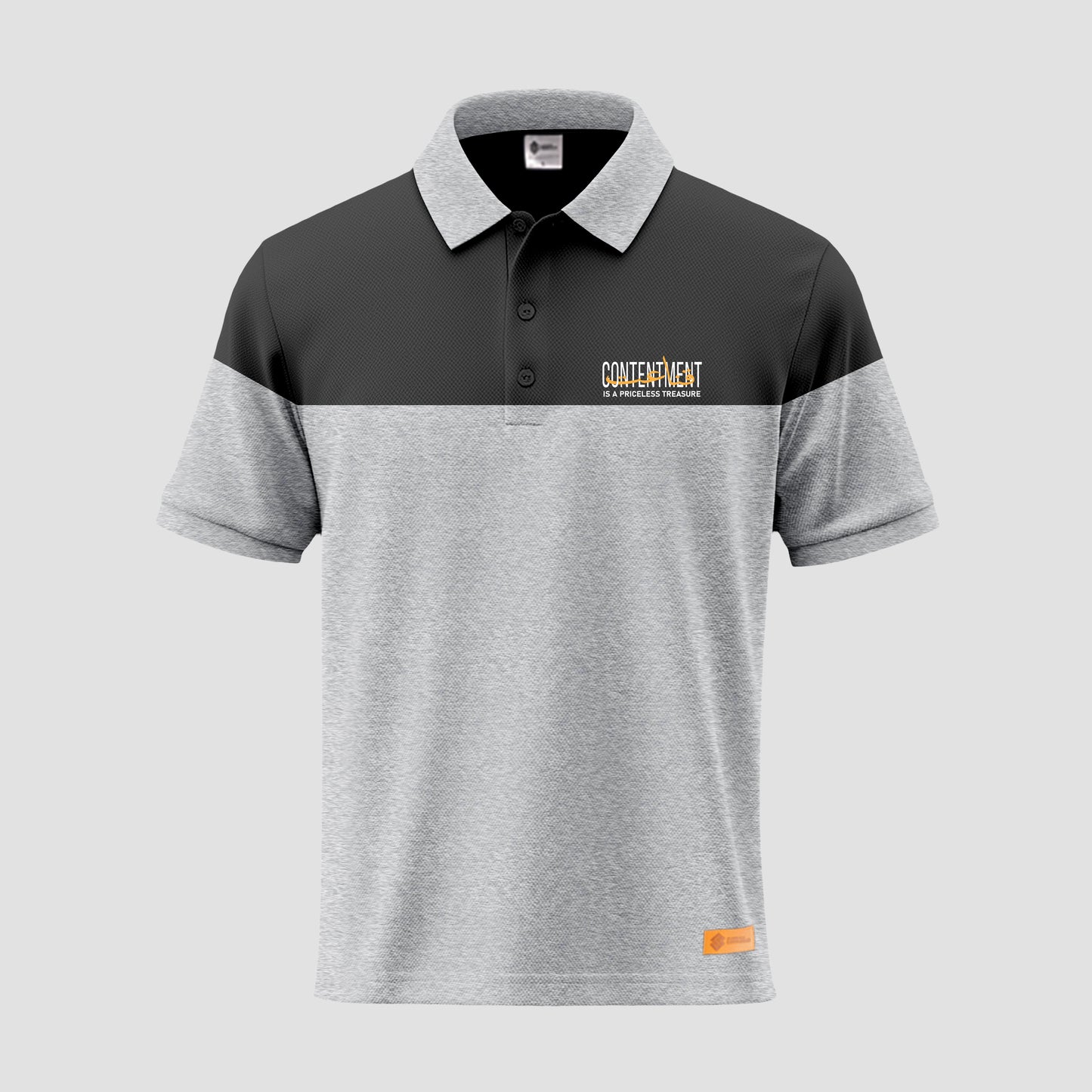 Contentment is a priceless treasure Polo Shirt