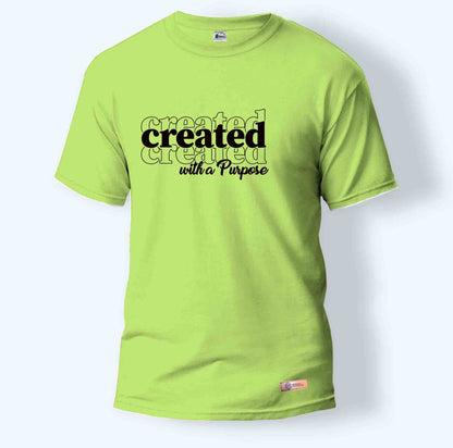 Created with a Purpose | Round Neck T-Shirt for Men