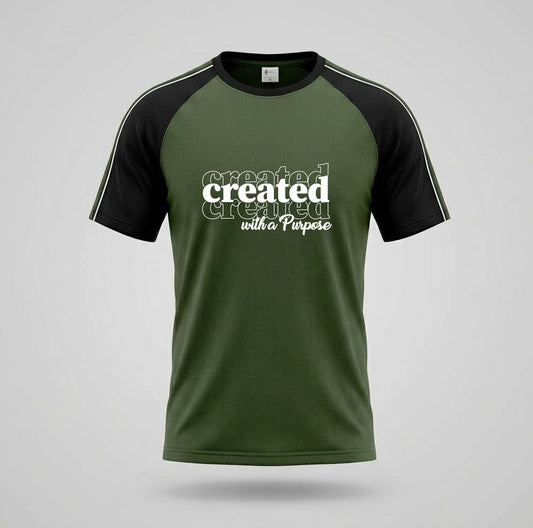 Created With Purpose | Dry Fit Round Neck T-Shirt
