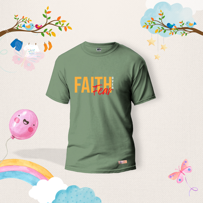 Faith Over Fear Kids Shirts