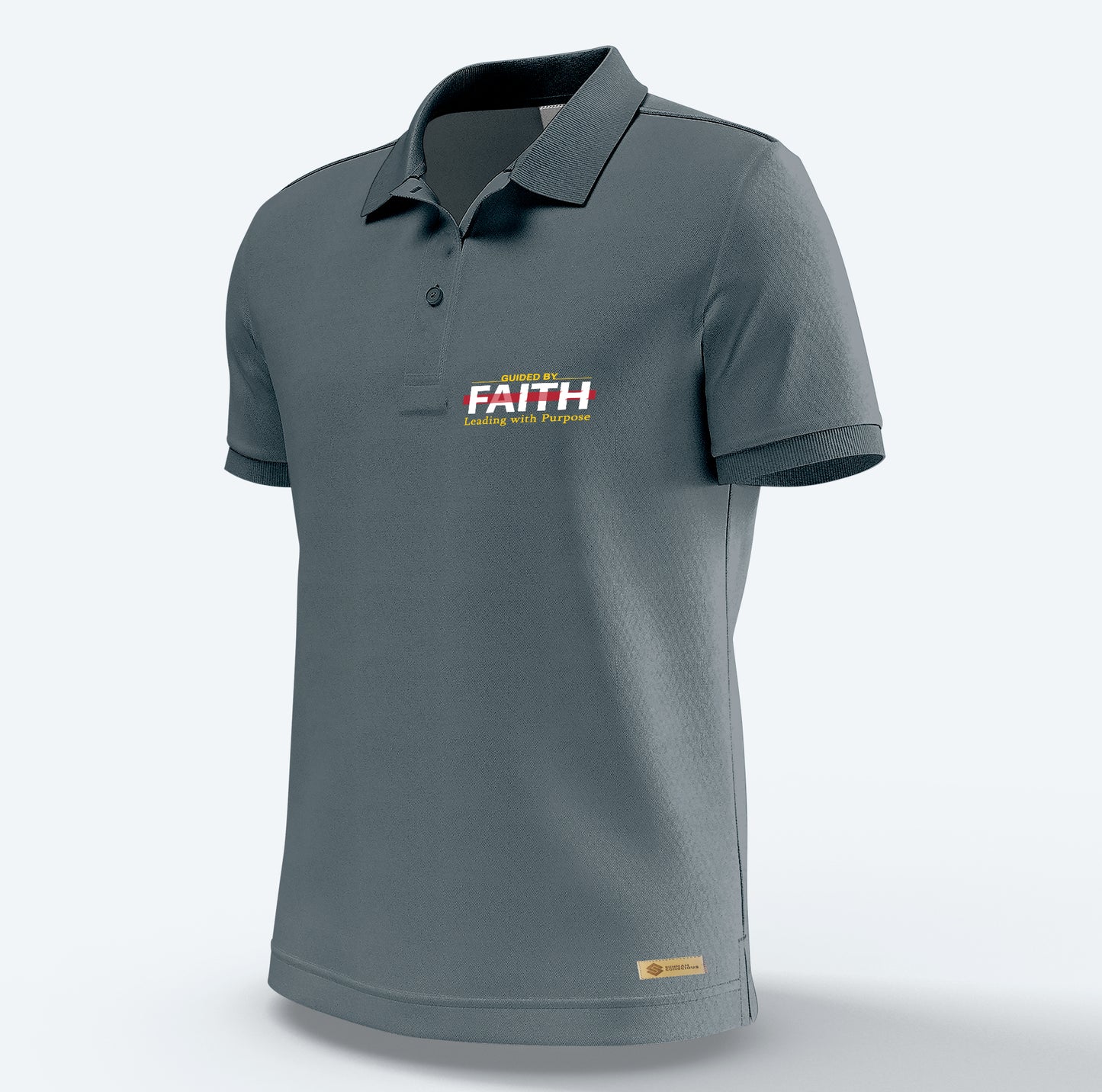 Guided By Faith Leading with Purpose Polo Shirt