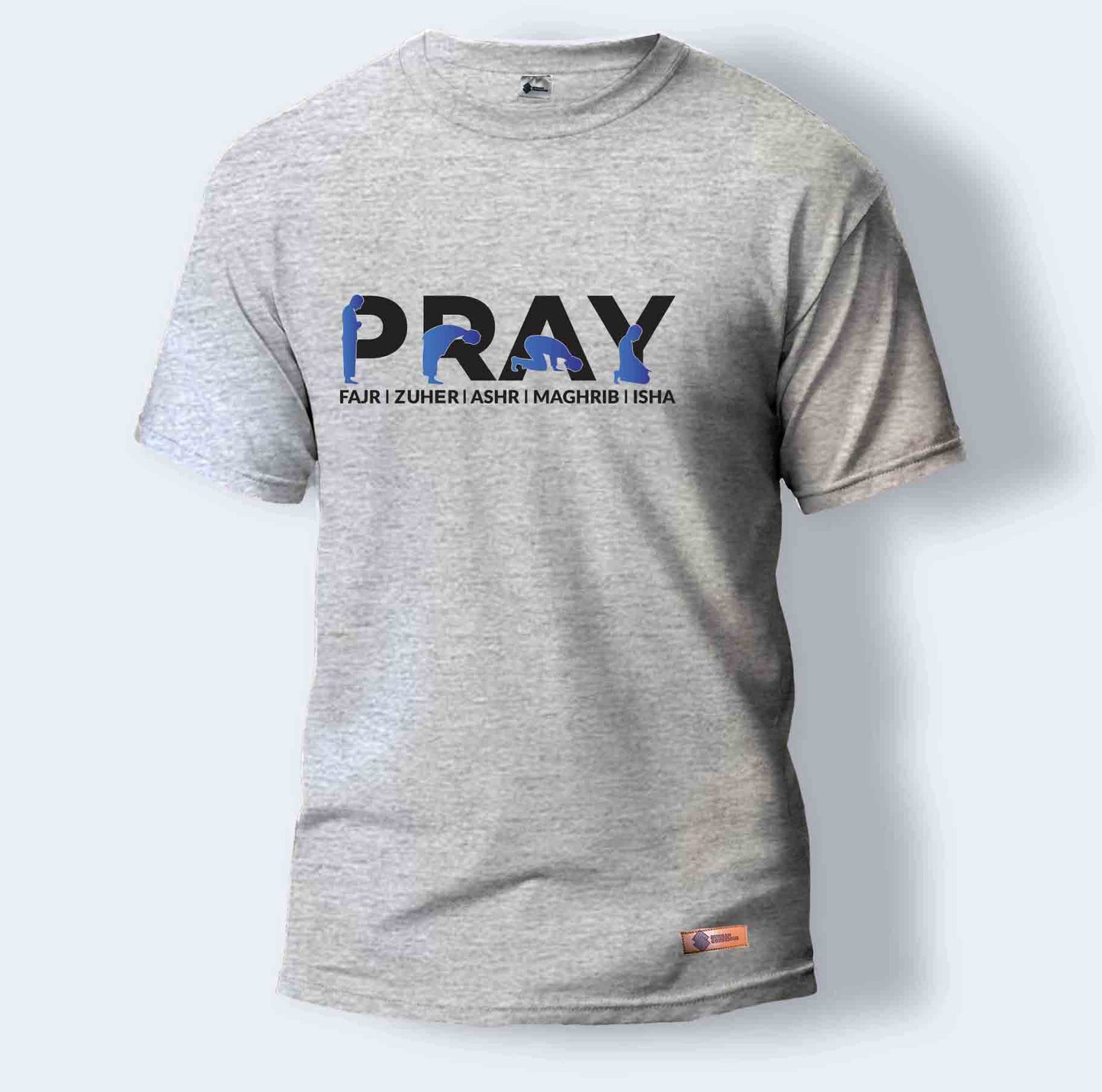Pray Fajr, Zuher, Asar, Maghrib, Isha | Round Neck T-Shirt for Men