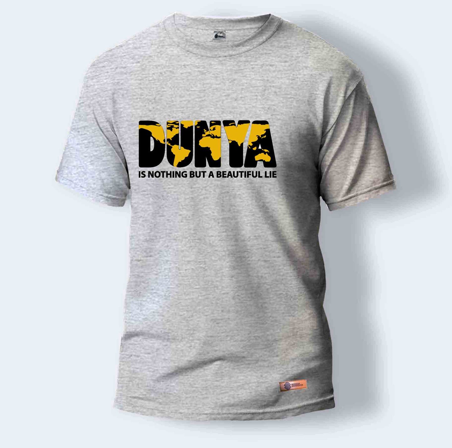 Dunya is Nothing But a Beautiful Lie | Round Neck T-Shirt for Men