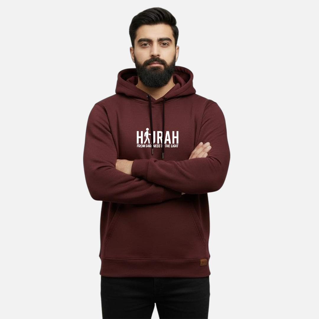 Hijrah From Darkness To The Light | Kangaroo Hoodies
