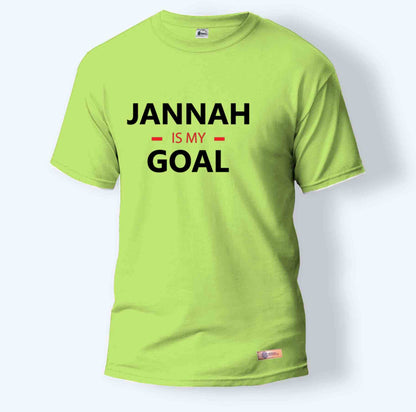 Jannah Is My Goal | Round Neck T-Shirt for Men