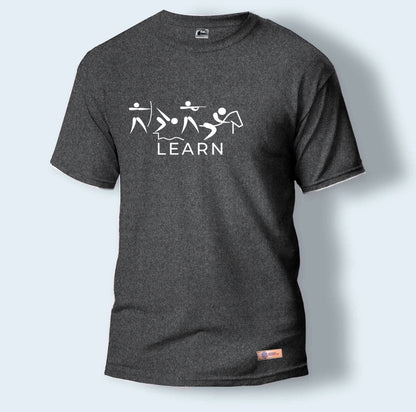 Learn | Round Neck T-Shirt for Men