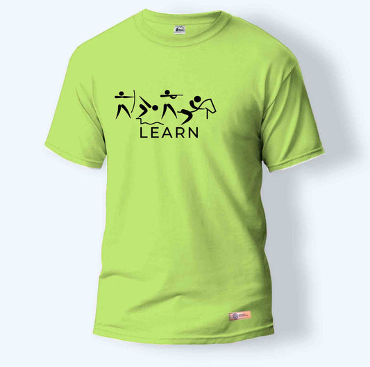 Learn | Round Neck T-Shirt for Men
