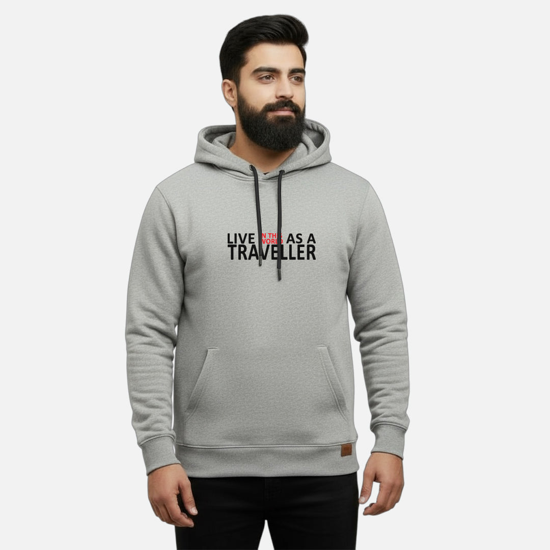 Live In This World As A Traveller | Kangaroo Hoodies