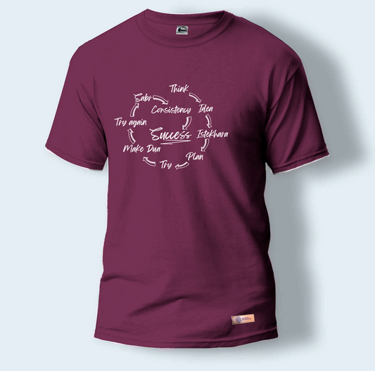 Success Circle | Round Neck T-Shirt for Men