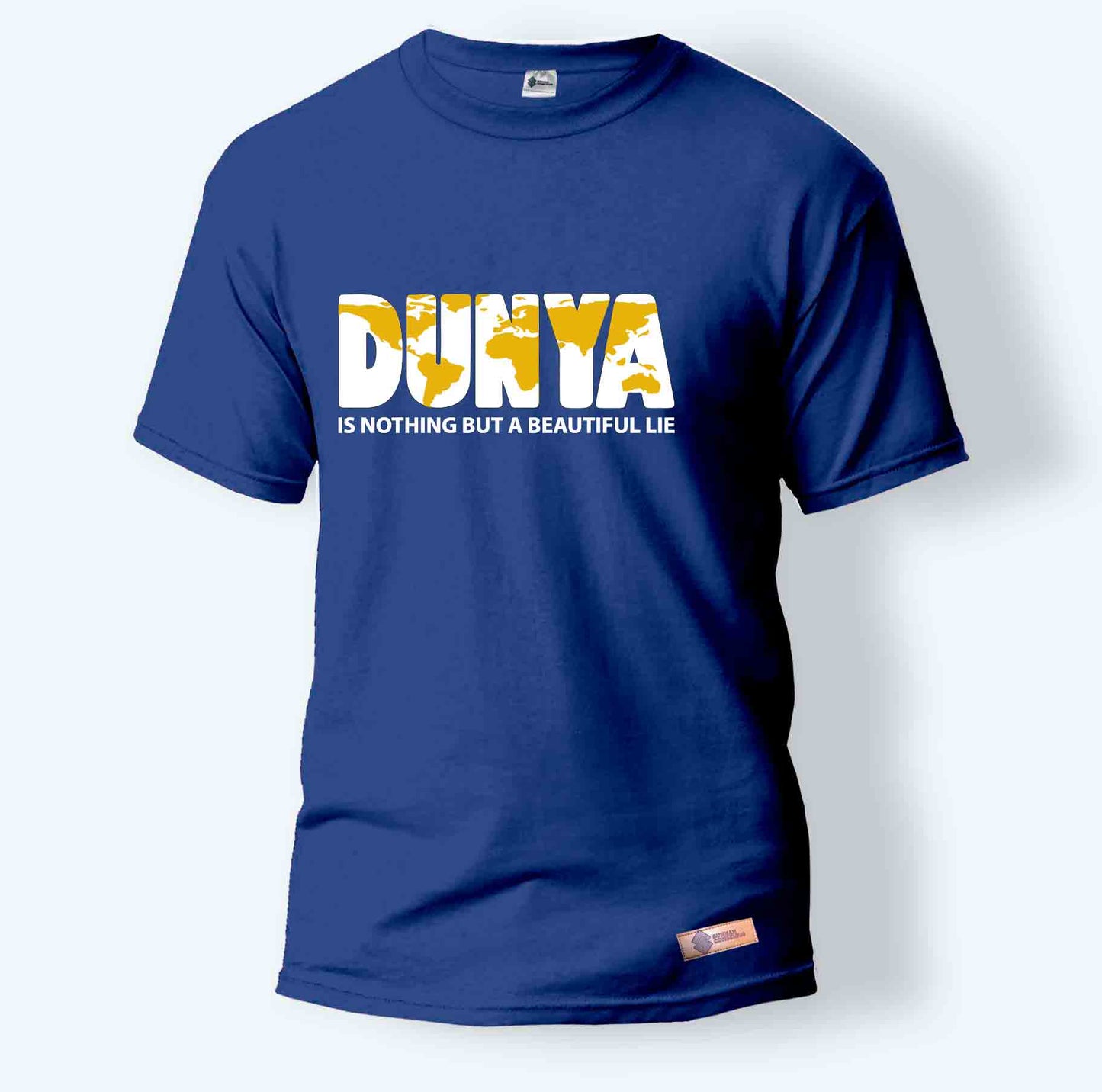 Dunya is Nothing But a Beautiful Lie | Round Neck T-Shirt for Men