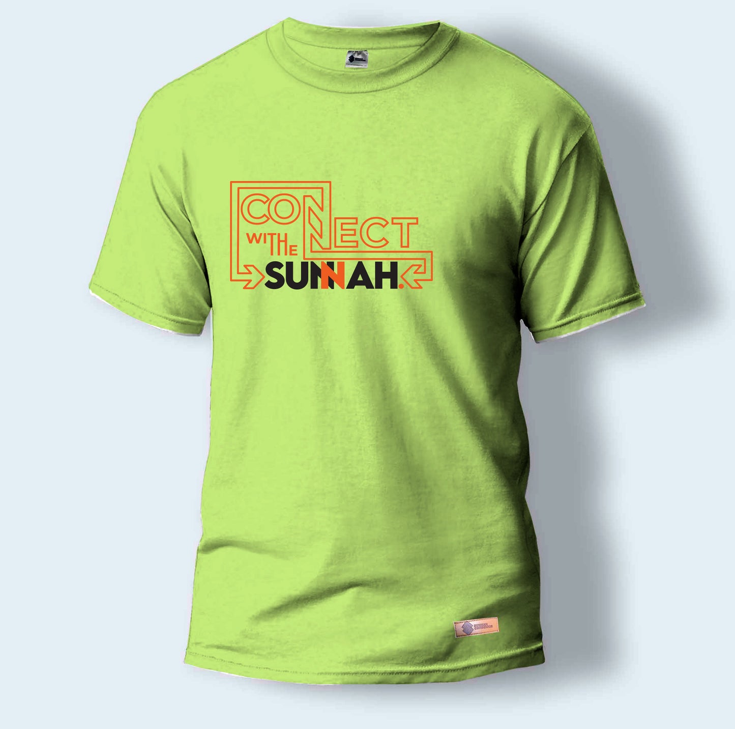 Connect With The Sunnah | Round Neck T-Shirt for Men