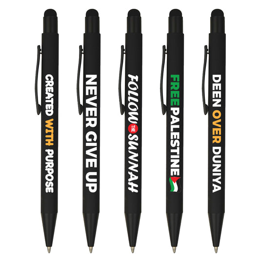 Pack of 5 Printed Ball pen