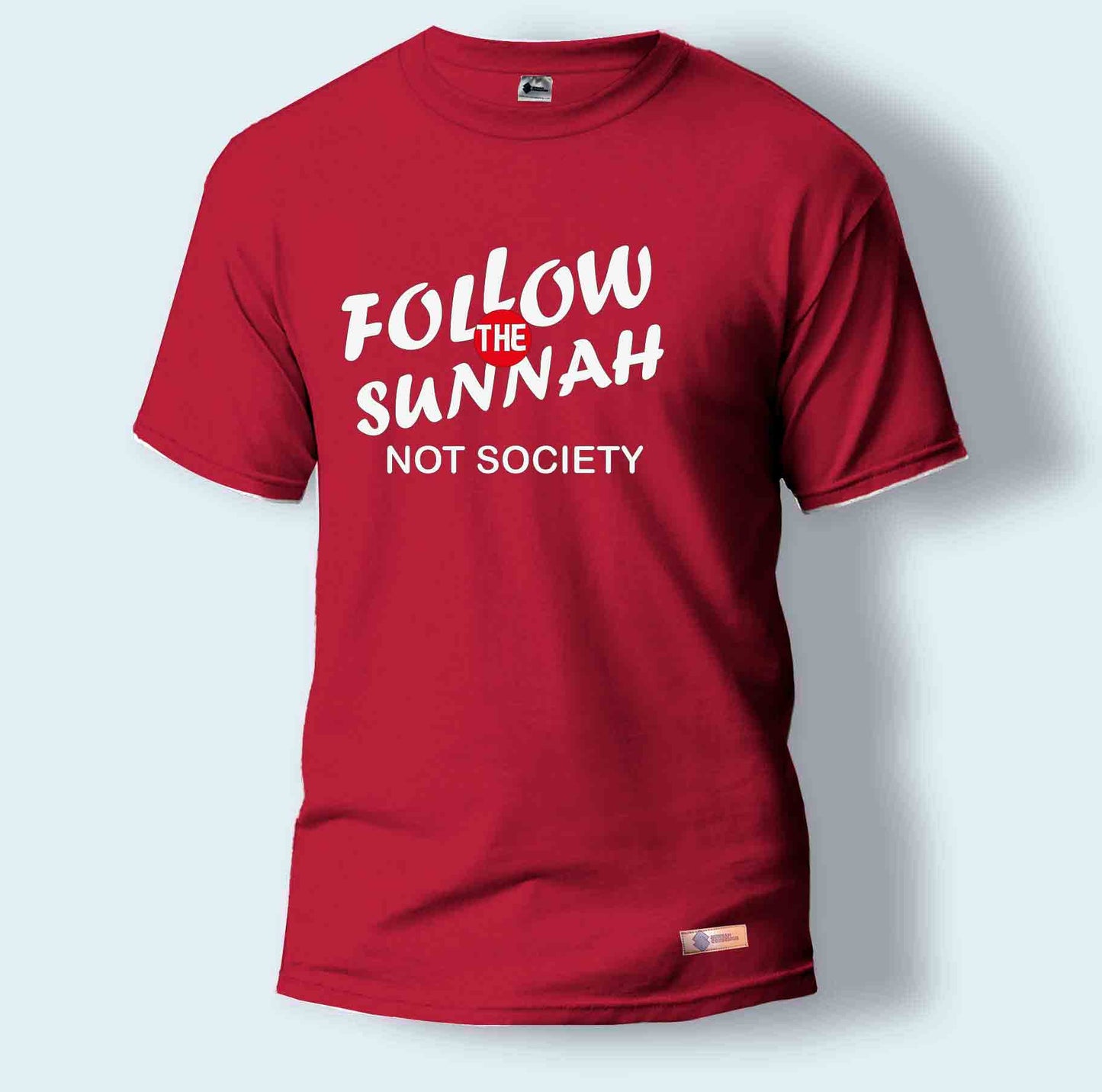 Follow The Sunnah Not Society | Round Neck T-Shirt for Men