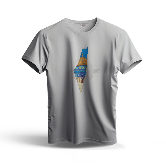 Map Masjid Aqsa | Dry Fit T-Shirt
