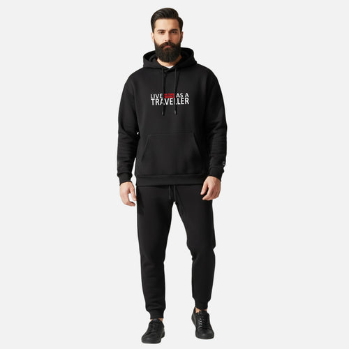 Black Tracksuit | Hoodie and Trouser Hover