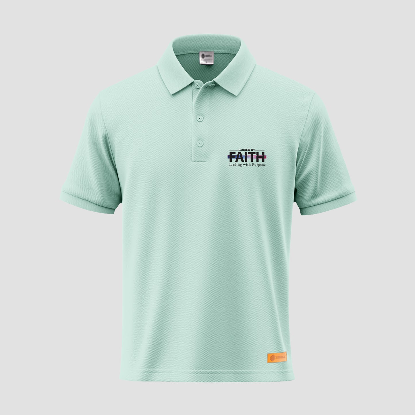 Guided By Faith Leading with Purpose Polo Shirt