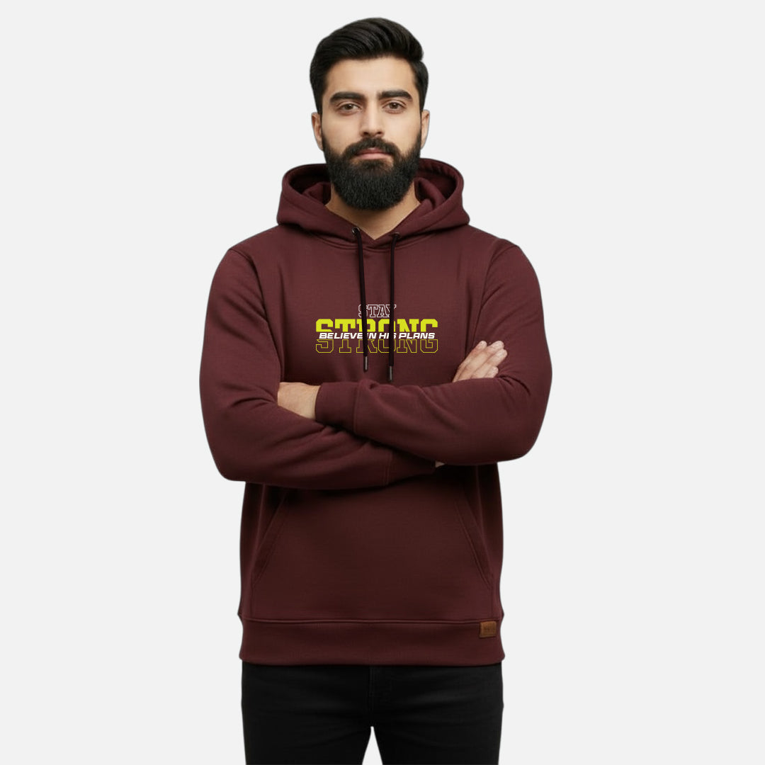 Stay Strong Believe in his Plans | Kangaroo Hoodies