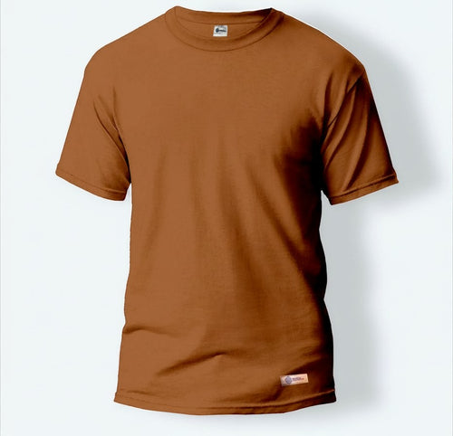 Brown Round Neck Shirt