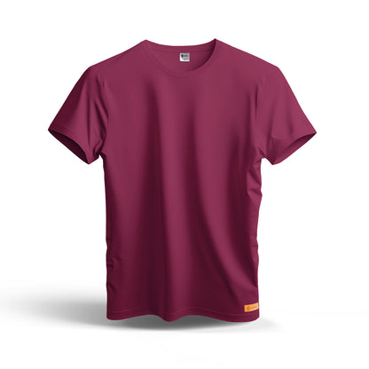Sunnah Conscious plain maroon dry fit t-shirt made from breathable mesh fabric for casual or athletic wear