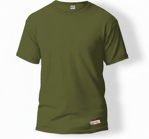 Olive Green Round Neck Shirt