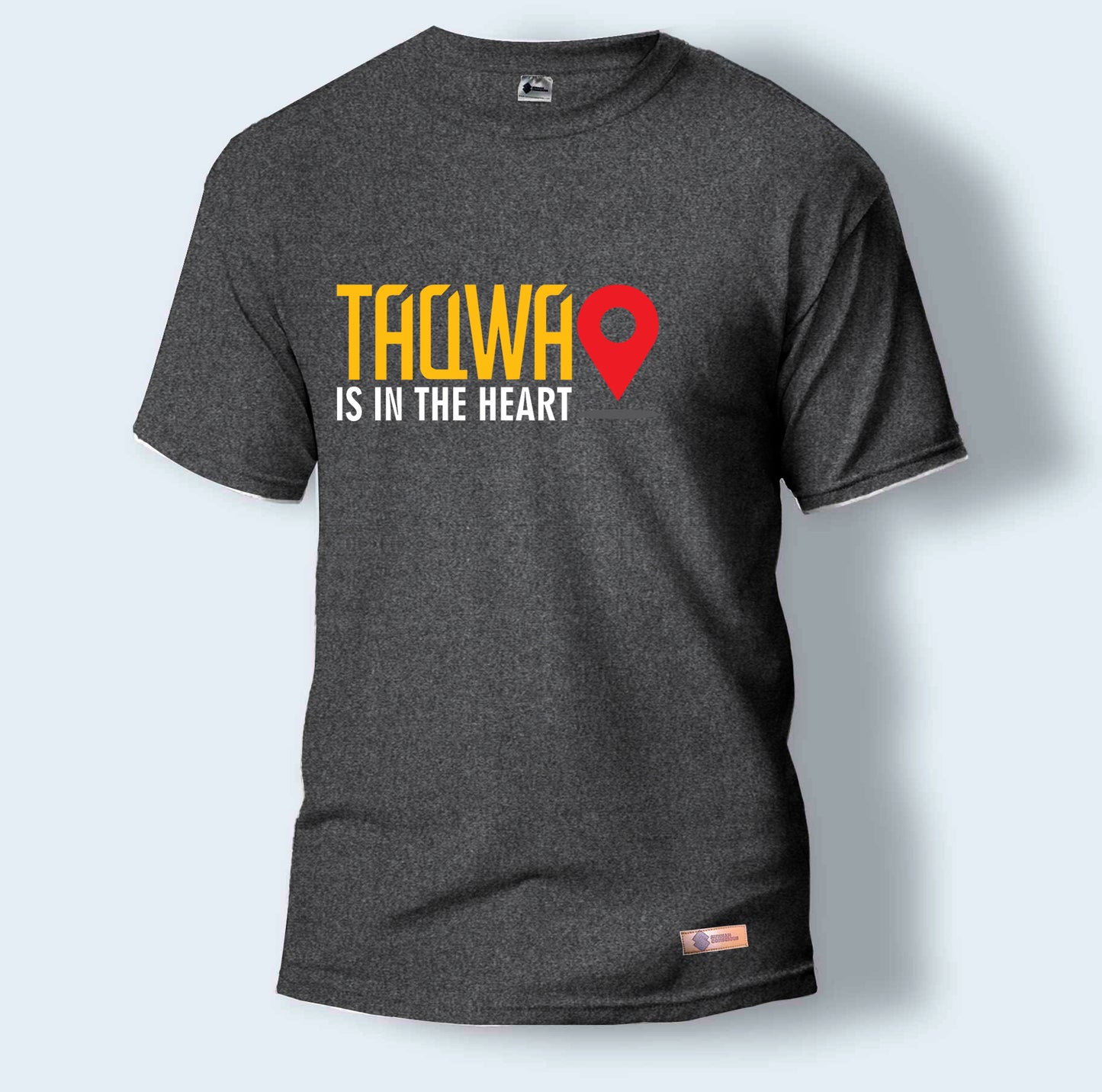 Taqwa is in the Heart | Round Neck T-Shirt for Men