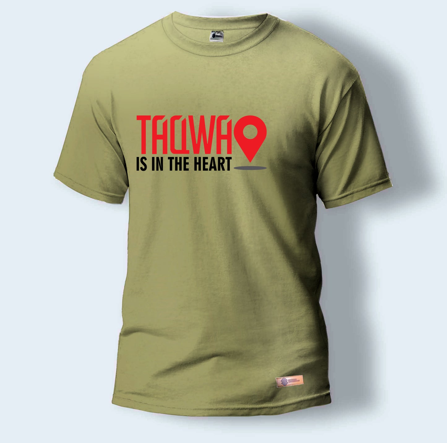 Taqwa is in the Heart | Round Neck T-Shirt for Men