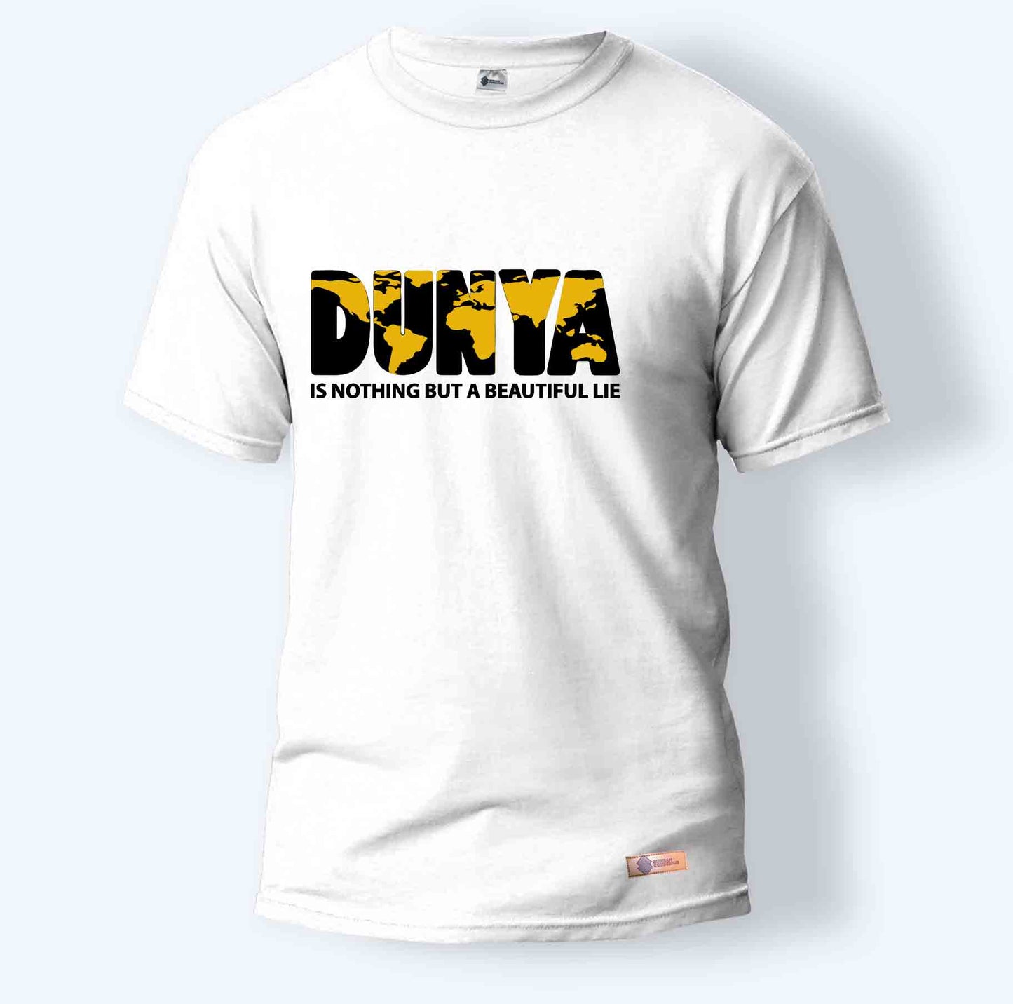 Dunya is Nothing But a Beautiful Lie | Round Neck T-Shirt for Men