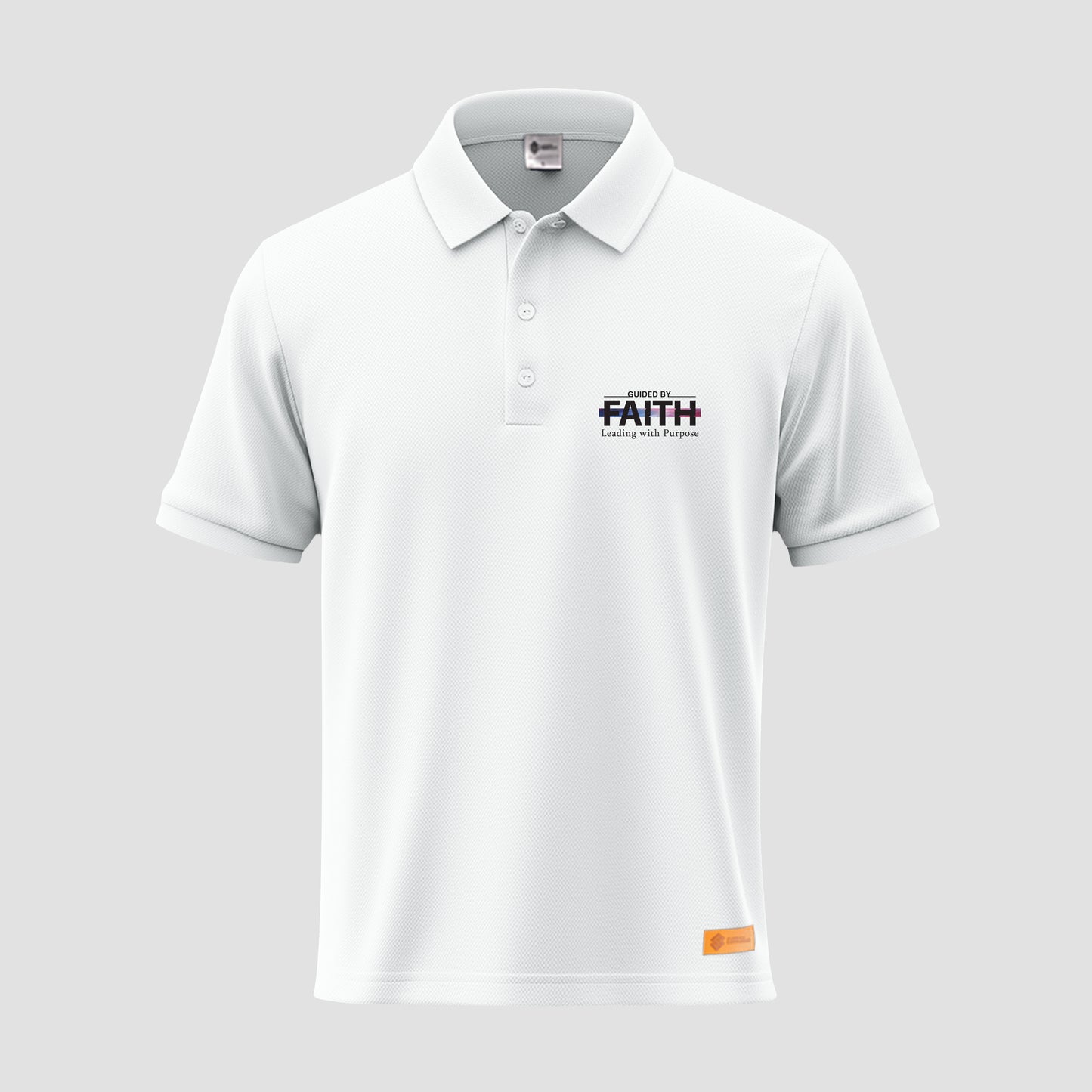 Guided By Faith Leading with Purpose Polo Shirt